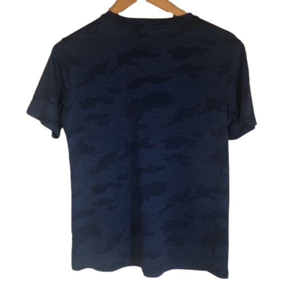 Boys Reebok Blue Camo Active Shirt XL - Picture 3 of 4